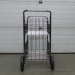 Metal 2-Tier Double Basket Rolling Wire File Mail Cart, 37 x 18